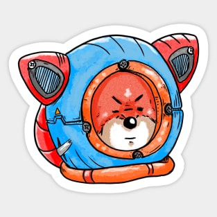 Space Fox Sticker